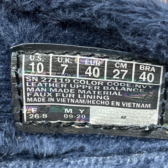 Skechers Navy Suede Ruffled Edge Madison Ave Slip On Sneakers w/Memory Foam 10 - Picture 9 of 9